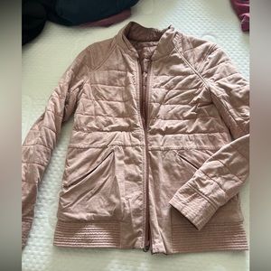 Lululemon The Bomb Bomber Jacket Reversible Mauve Size 8 GUC